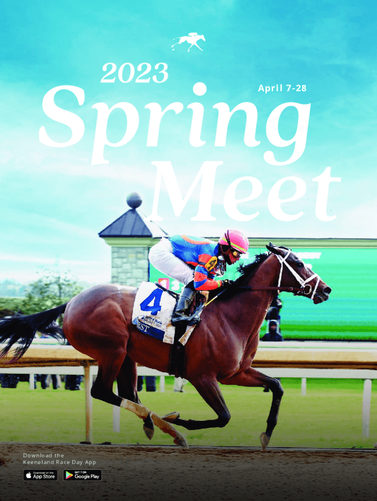Fillable Online Keeneland to Hold April Selected Horses of Racing Age ...