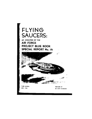 Flying Saucers: An Analysis of Air Force Project Blue Book ...