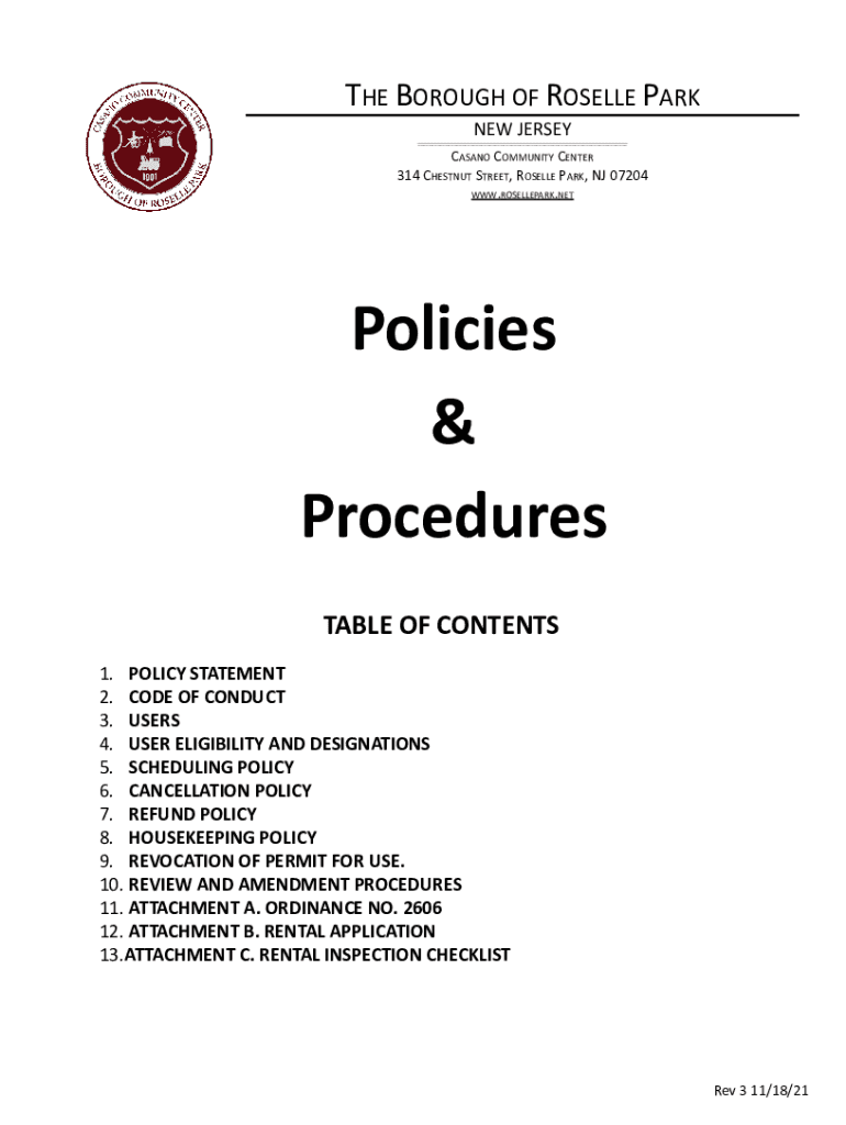 Fillable Online New Fitness Program for Roselle Park Residents; Sign Up