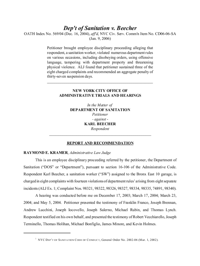 Fillable Online archive citylaw Part1240RulesforAttorney