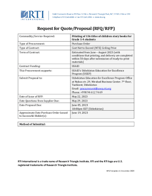 A REQUEST FOR PROPOSAL (RFP) University of Wisconsin ...