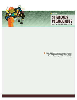 John Sweller, la charge cognitive et l'apprentissage