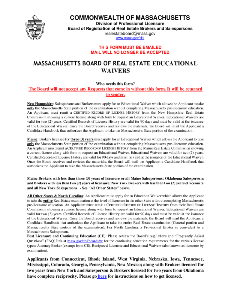 Fillable Online Real Estate Brokers and Salespersons Forms Fax Email