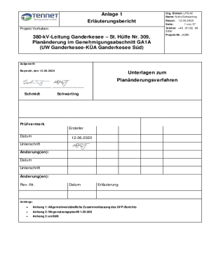 Anlage 1 Erluterungsbericht 380-kV-Leitung Ganderkesee