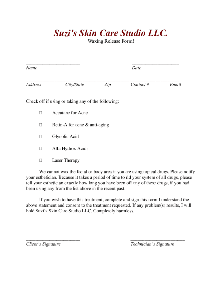 Fillable Online Facial Consent Form - Fill Online, Printable, Fillable ...