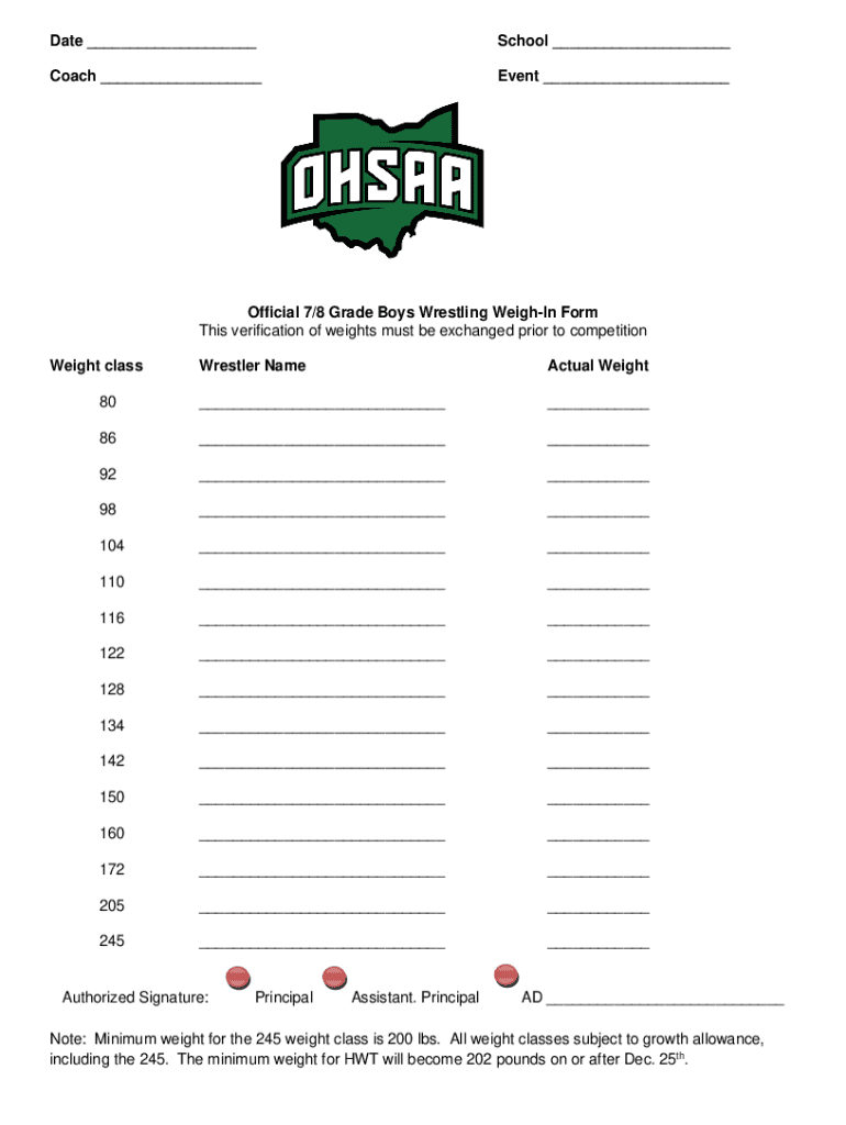 Fillable Online JH-Weigh-In-Form.pdf Fax Email Print - pdfFiller