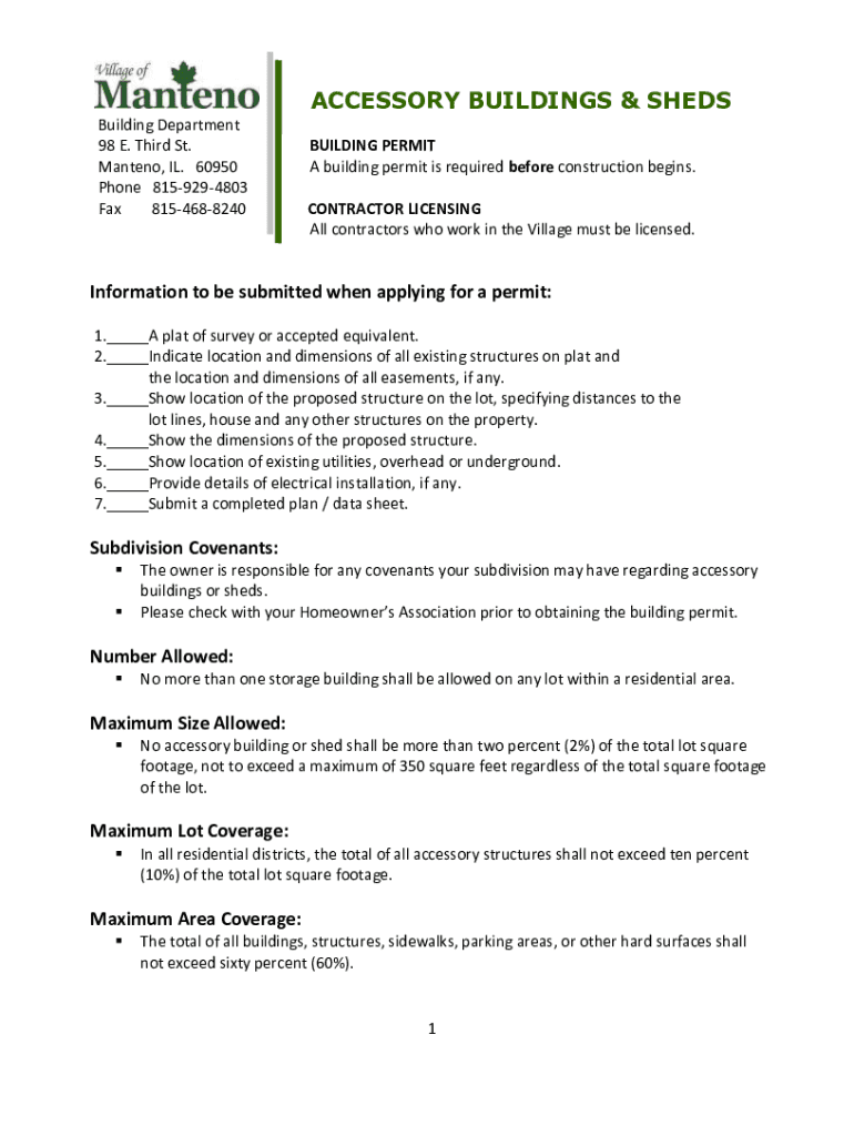 Fillable Online Accessory structure Definition 770 Samples Fax Email