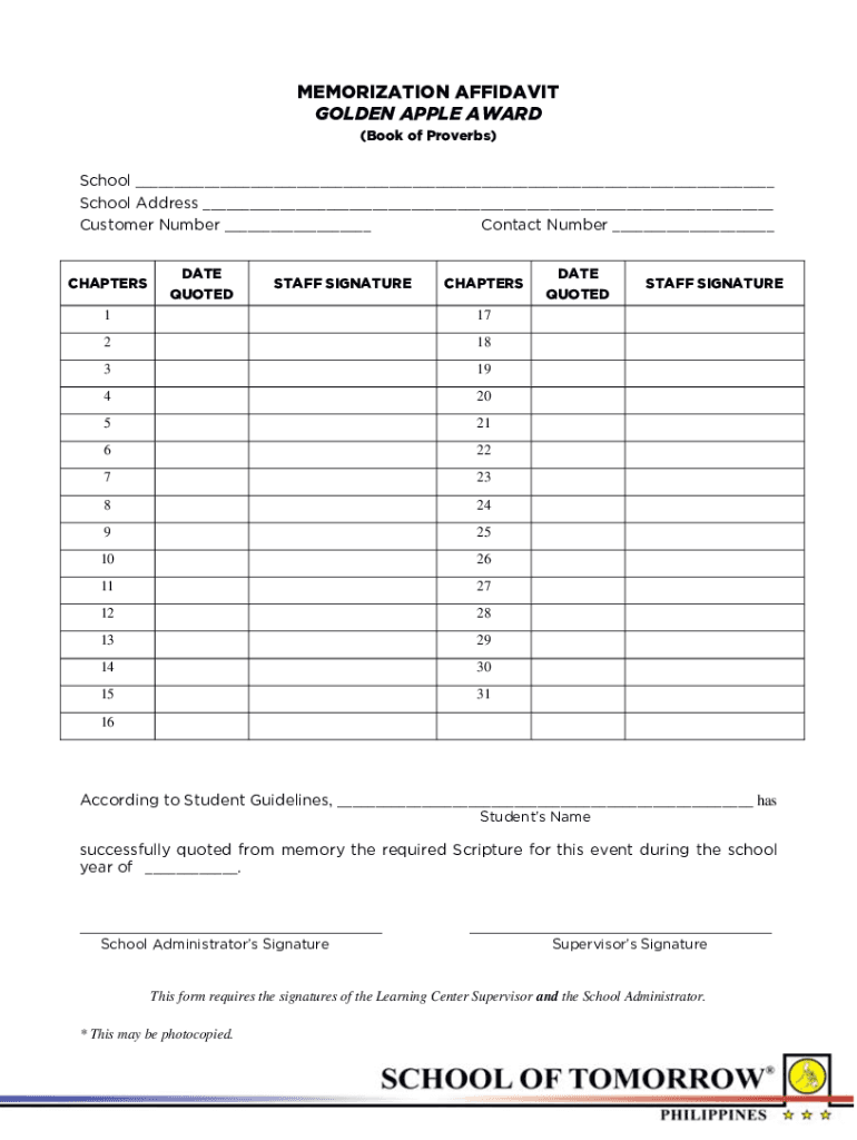 Fillable Online Affidavit Of Home School Completion Fax Email Print ...