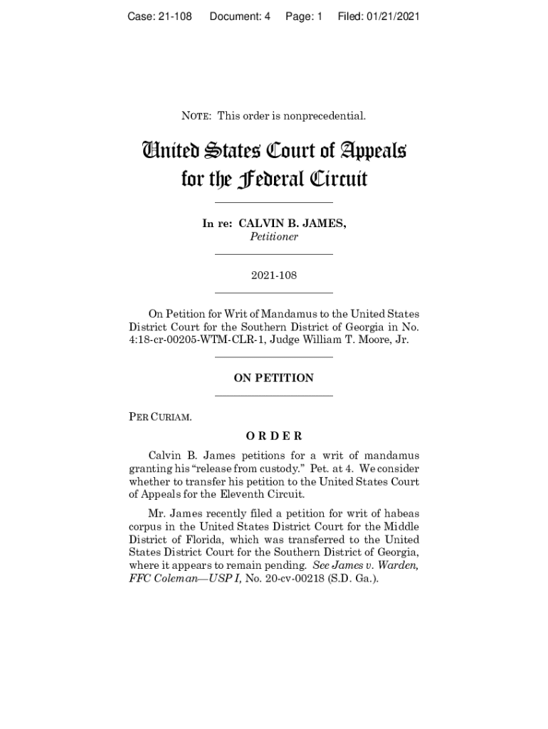 Fillable Online cafc uscourts Petition for review of the Merit Systems ...