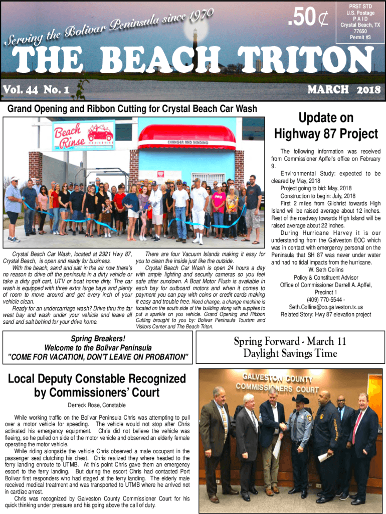 Fillable Online Crystal Beach Homes for Sale Bolivar Peninsula Fax