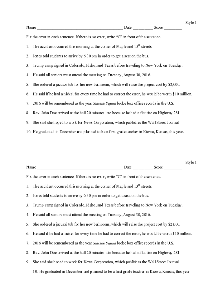 Form preview