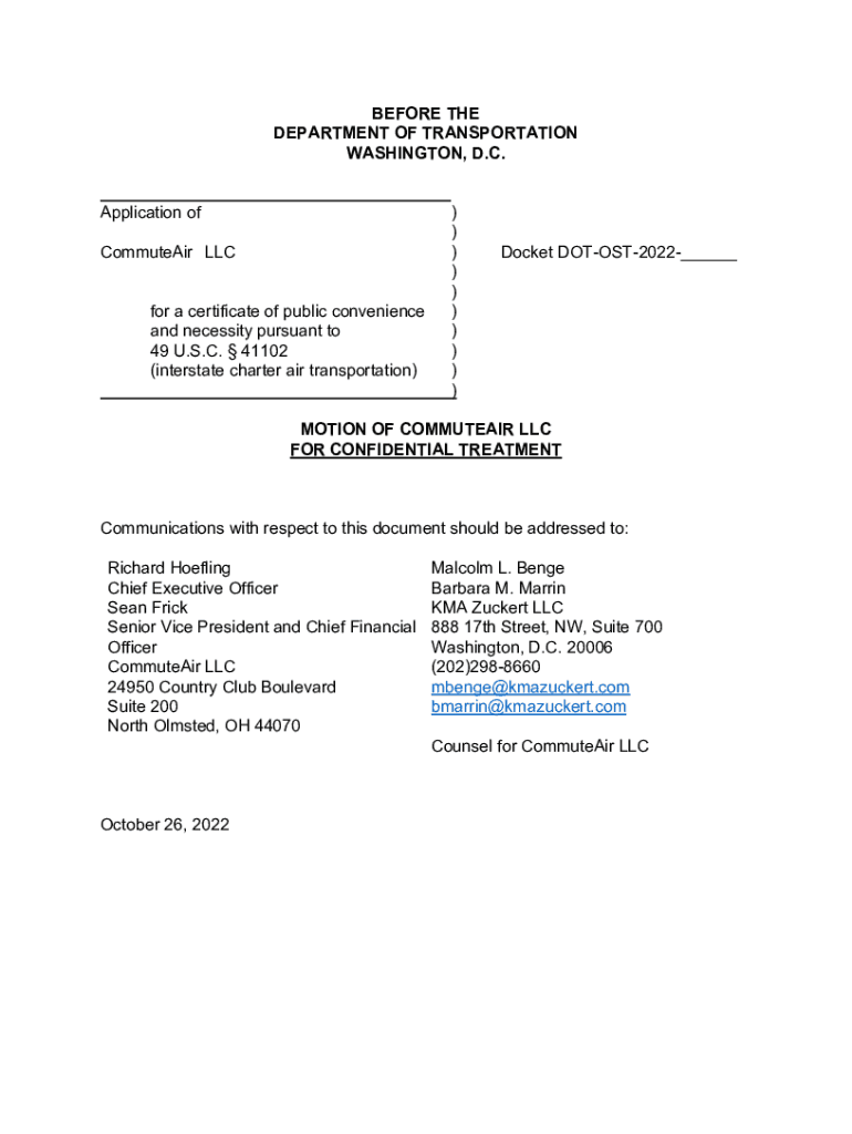 Fillable online 49 usc ch 411 air carrier certificates fax email