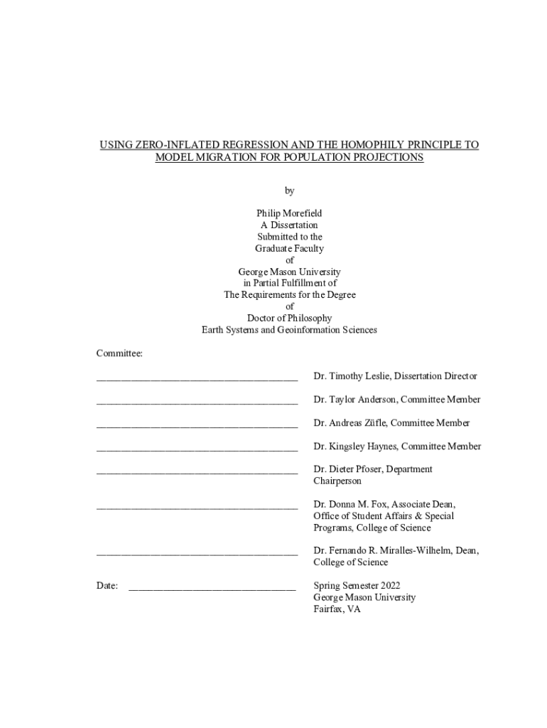 Fillable online ebot gmu using zero inflated regression and the