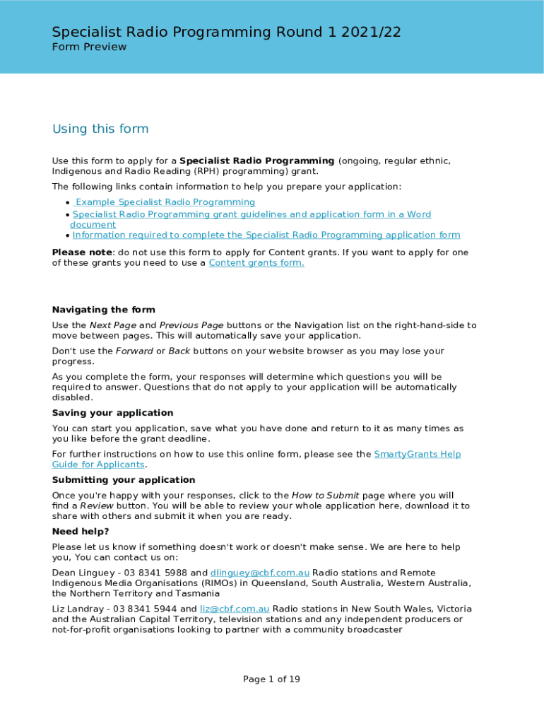 Form preview