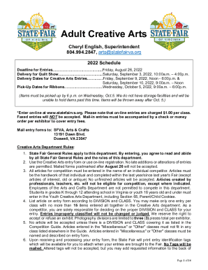 Culinary &amp;amp; Creative Arts Competitions