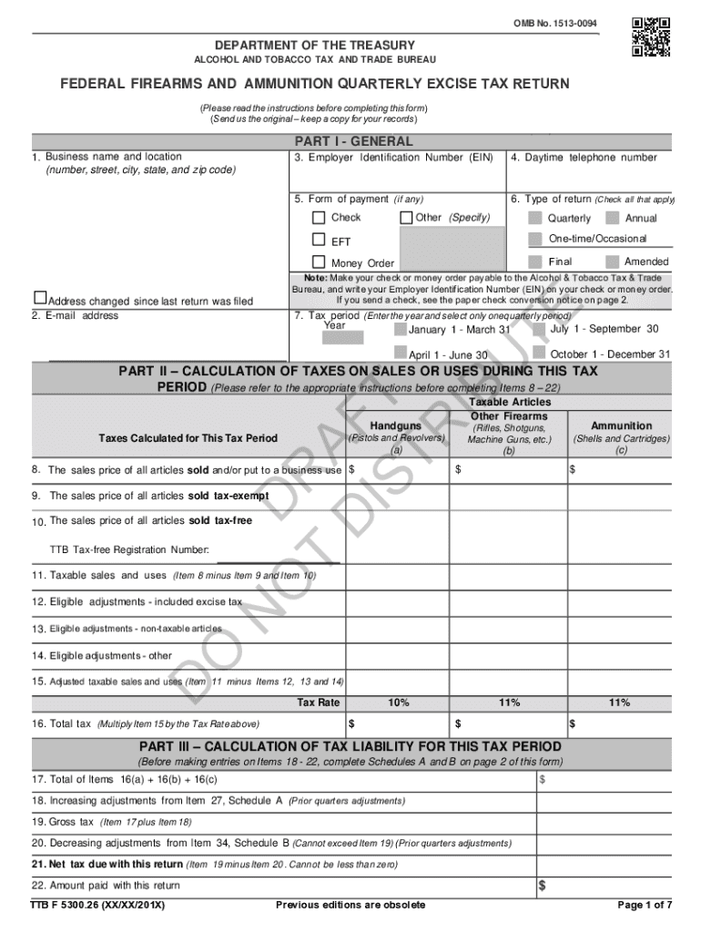 Fillable Online Alcohol and Tobacco Tax and Trade Bureau (TTB) Fax