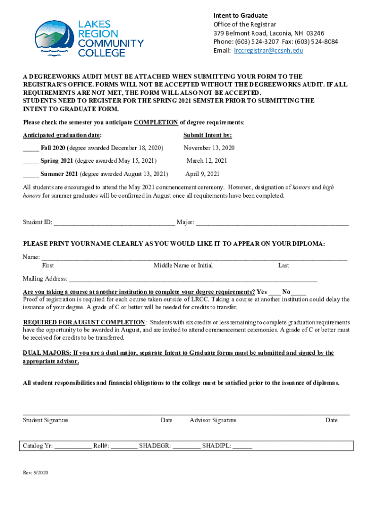 Fillable Online Fillable Office of the Registrar 379 Belmont Road