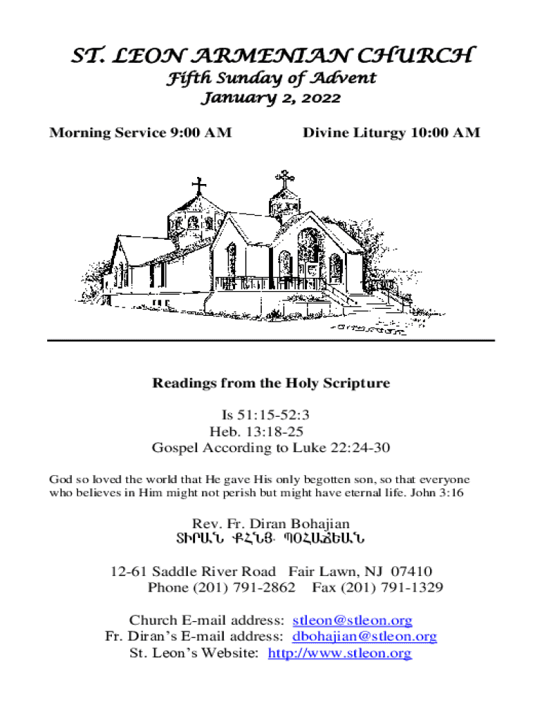 Fillable Online The Lectionary: Scripture Readings for the Church Year ...