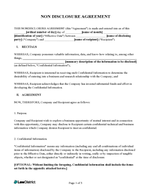 Fillable Online non disclosure agreement template Fax Email Print Fillable Online non disclosure agreement template Fax Email Print