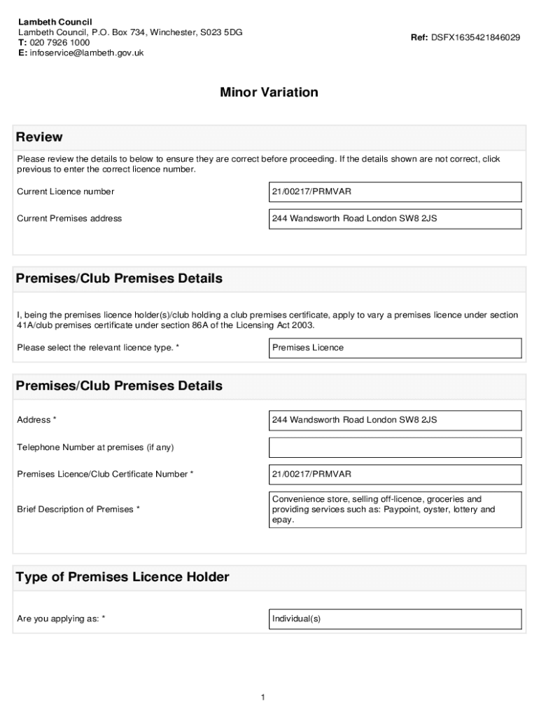 Form preview