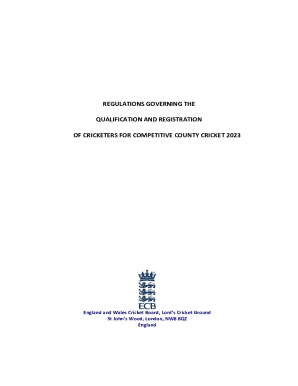 regulations governing the qualification and registration of ...