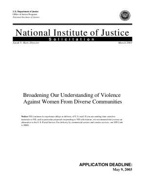 Broadening Our Understanding of Violence Against Women From Diverse Communities. Funding resources
