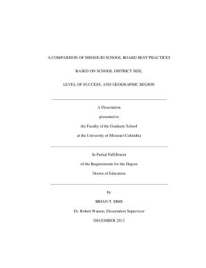 Fillable Online mospace umsystem a comparison of missouri school board ...