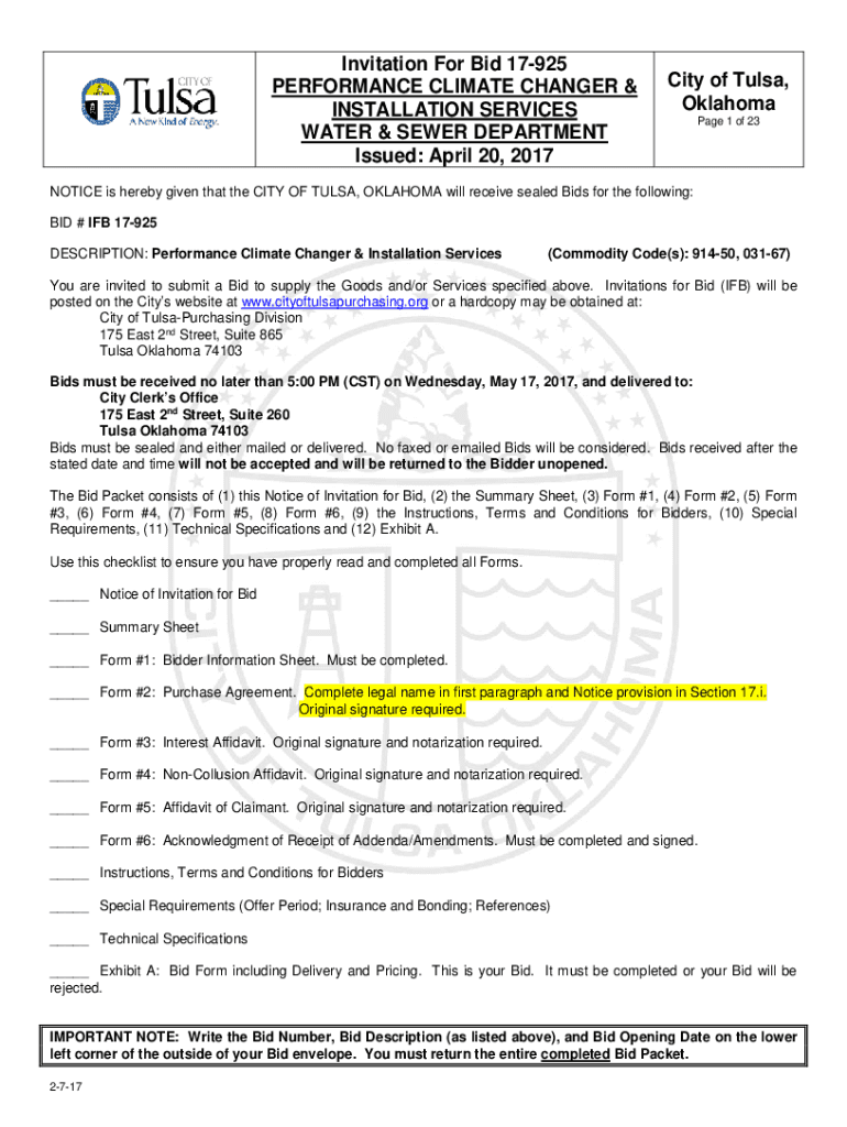 Fillable Online Invitation to Bid Construction of a Roof Platform/Structure Fax Email Print