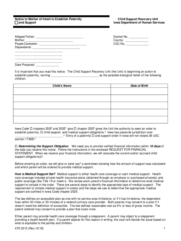 Fillable Online Paternity Affidavit Fax Email Print - pdfFiller