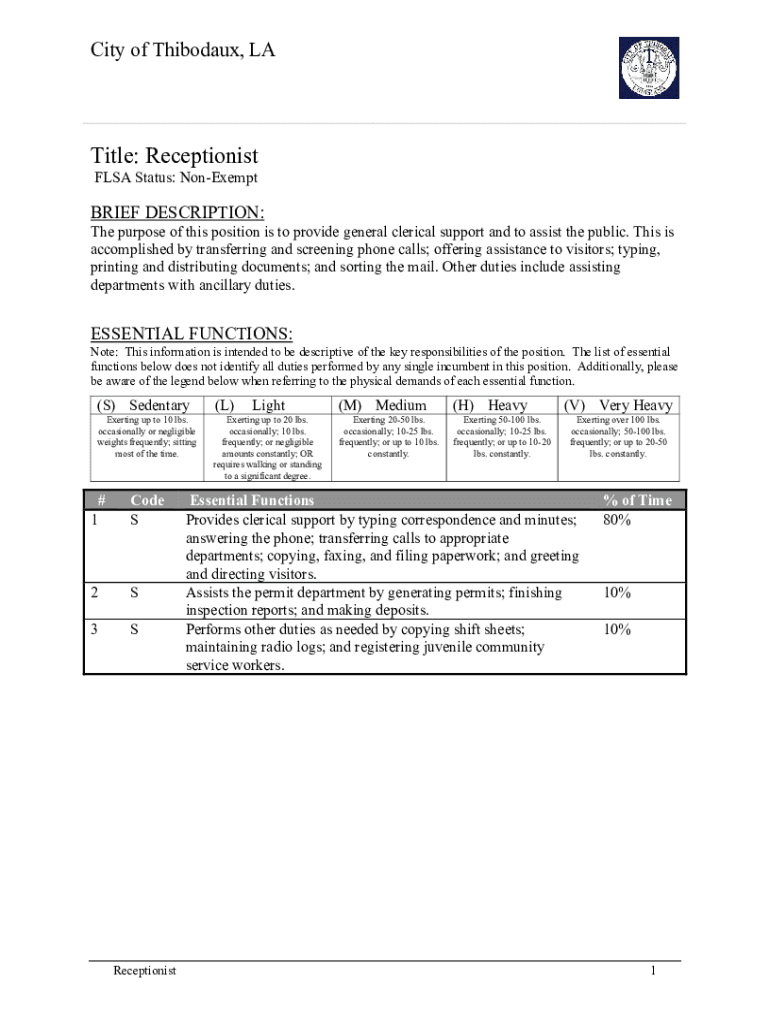 Fillable Online DEPARTMENT HOUSING AUTHORITY SALARY 15.00 Fax