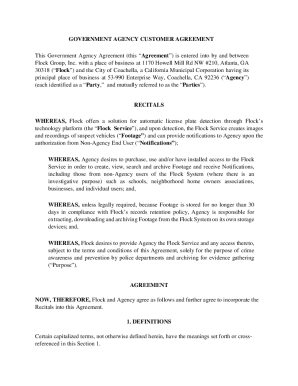 flock group inc. services agreement order form