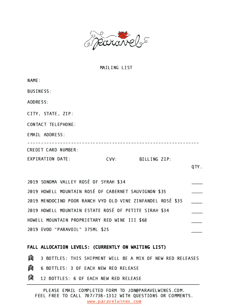 Fillable Online Zip Code Mailing Lists for Local Marketing Fax Email