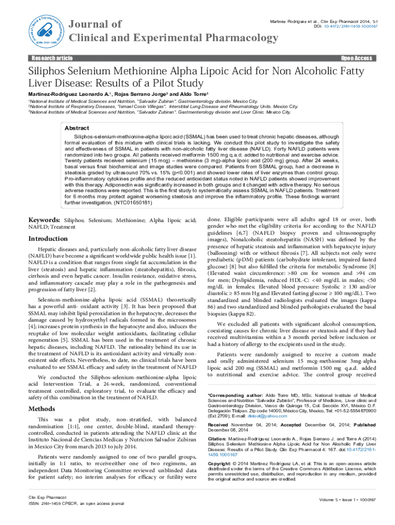 Fillable Online Siliphos Selenium Methionine Alpha Lipoic Acid for Non