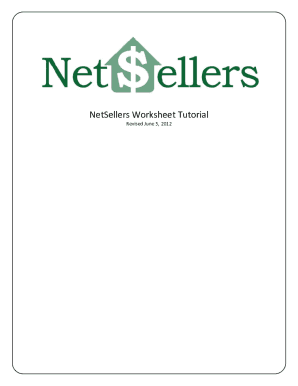 Sellers Estimate Net Sheet - CTM eContracts