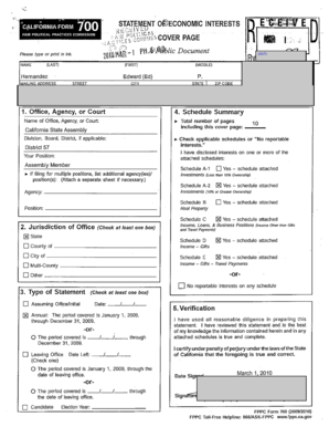 California Form 700