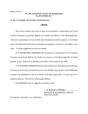 Mississippi Financial Statement Form
