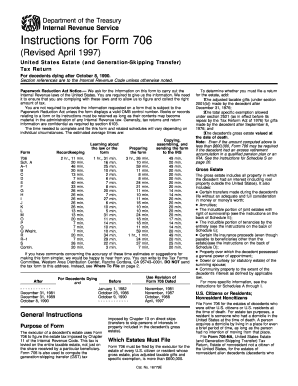 Form 706 Instructions