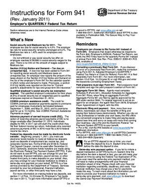 Instructions for Form 941