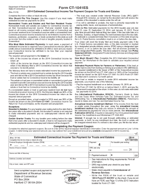 Connecticut Form CT-1041ES
