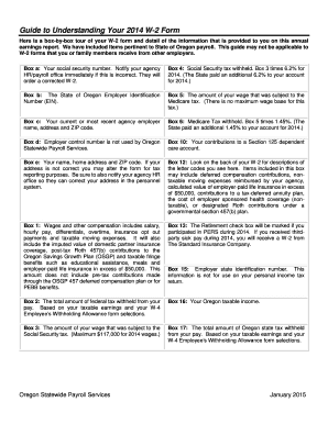 2014 W-2 Form Guide