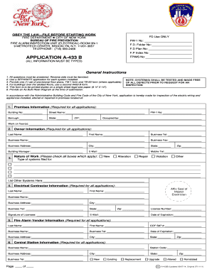 New York Fire Alarm Inspection Application