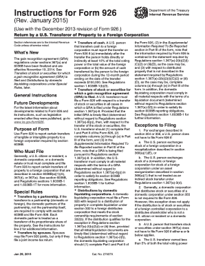 IRS Form 926