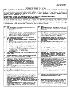 SF-424 Application for Federal Assistance