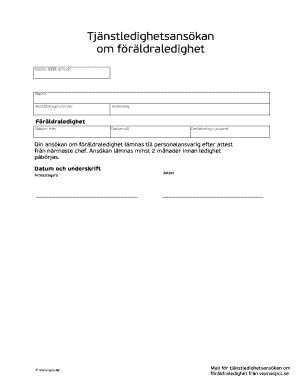 Parental Leave Application Form