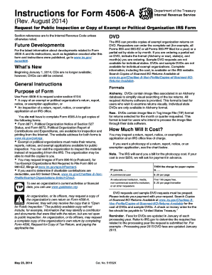 IRS Form 4506-A