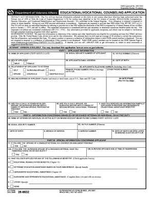 VA Educational/Vocational Counseling Application