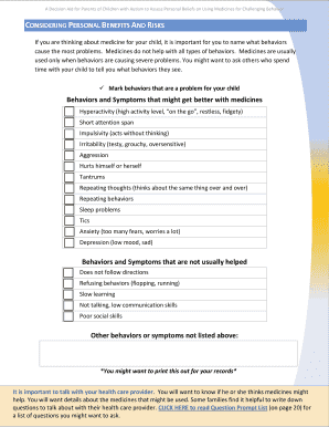 Decision Aid for Parents of Children with Autism
