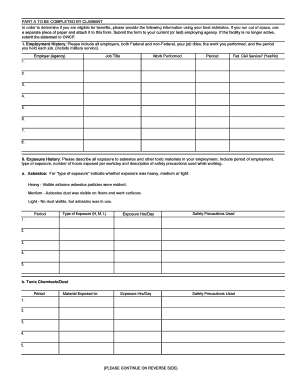 Evidence Required for Occupational Disease Claim