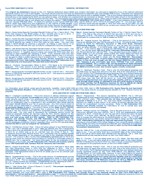 RRB-1099/1099-R Tax Statement