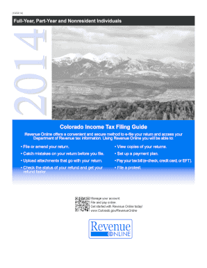 Colorado Individual Income Tax Form 104